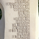 AMENDMENT I - Text close-up